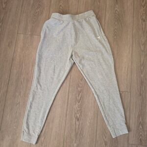 Gymshark Mens Joggers Grey Marl Tapered Sweatpants Size L Gymcore workout casual